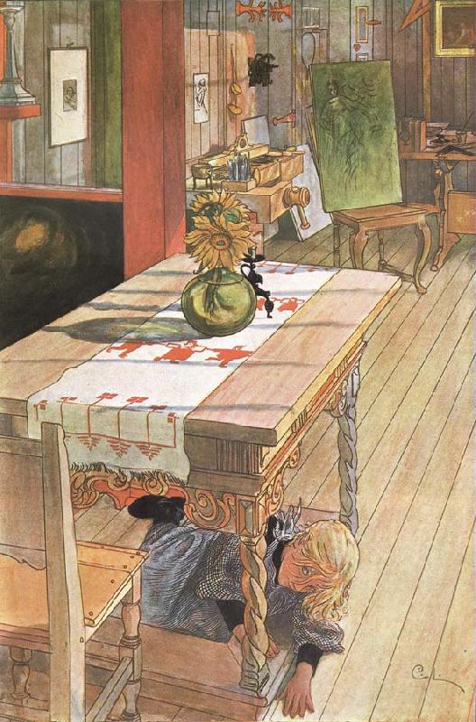 Carl Larsson Hide and Seek